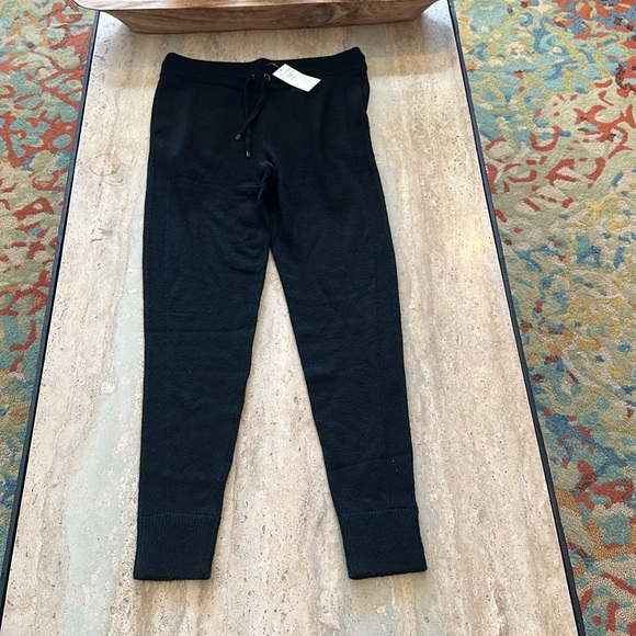 Polo Ralph Lauren Women's merino wool blend knit Black Jogger Pants Small NWT - Picture 6 of 9